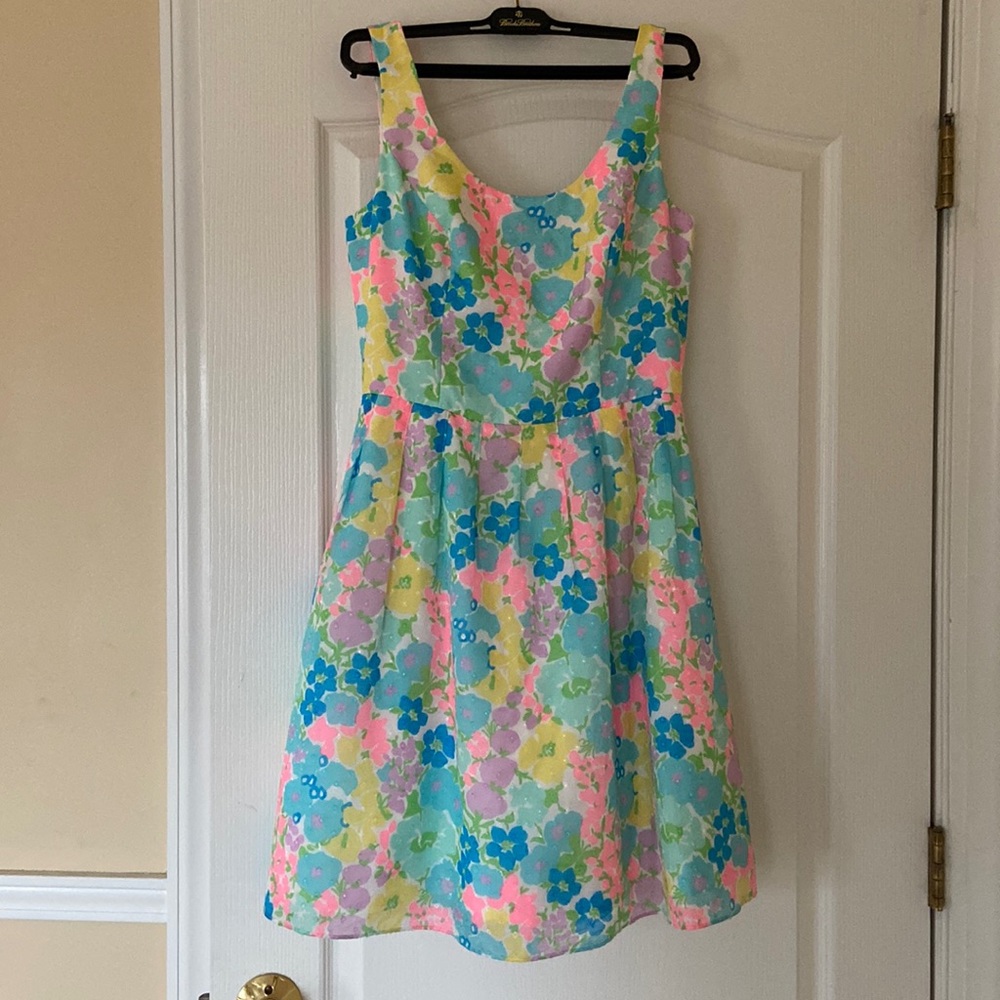 Lilly Pulitzer Posey Dress Spring Fling (Size 4)